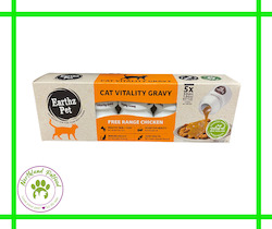 Earthz Pet Cat Vitality Gravy for Cats 30ml x 5 - Free Range Chicken