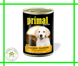 Store-based retail: Primal Canned Puppy Food - Chicken Salmon & Vegetable