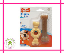 Store-based retail: Nylabone Puppy Twin Pack