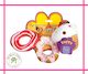 Pet One Puppy Toy - Assorted Plush  Sweets