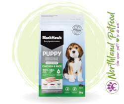 Store-based retail: BlackHawk Puppy Chicken & Rice