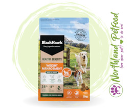 Store-based retail: BlackHawk Dog Healthy Benefits Weight Management