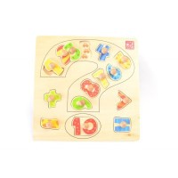 Square puzzle - numbers (307) - new arrival wooden toys