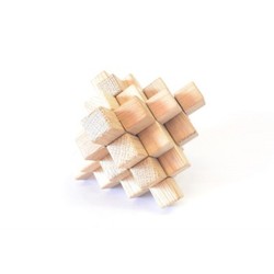 Pineapple interlock puzzle (4) wooden toys