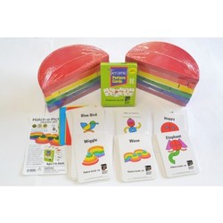 Toy: Rainbow blocks set (129) wooden toys