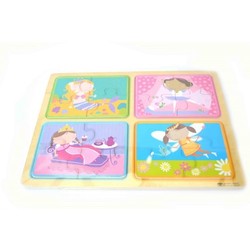 Jigsaw puzzle. Fairy (311f) - educational wooden toys