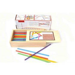 Playing sticks set (143) - block &. Building sets - creative play wooden toys