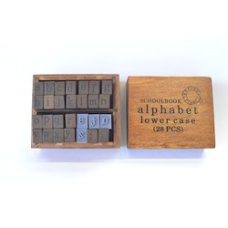 Alphabet stamps set - lower case (513L) Wooden Toys