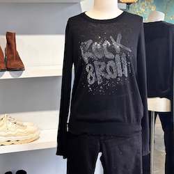 Clothing: Zadig & Voltaire Source Rock Sweater - SIZE L
