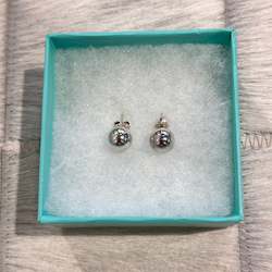 Tiffany & Co. 10 mm Ball Bead City HardWear Stud Earrings