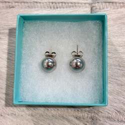 Clothing: Tiffany & Co. 14 mm Ball Bead City HardWear Stud Earrings