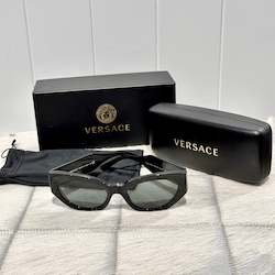 Clothing: Versace Black Frame Sunglasses