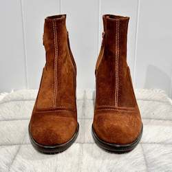 Clothing: Chie Mihara Suede Ankle Boots - SIZE 41