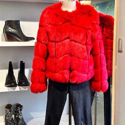 Clothing: Jakke Faux Dawn Fur Jacket - SIZE 12