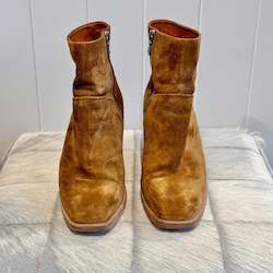 Clothing: Rag & Bone Axel High Suede Boots - SIZE 38