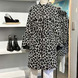Clothing: Moncler Godard Giubotto Animal Print Raincoat - SIZE S/P