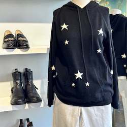 Chinti and Parker Cashmere Star Hoodie - SIZE L