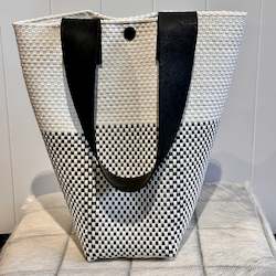 Clothing: Truss NYC B&W Handwoven Bag