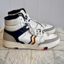 Clothing: ACBC X Missoni Basket 90's Logo High Top Sneakers - SIZE 41