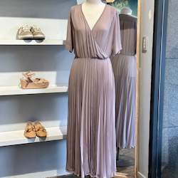 Clothing: Juliette Hogan Sheer plated Dress - SIZE M
