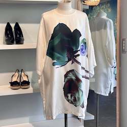 Clothing: Acne Studios Rose Print Shift Dress/Top - SIZE M/L