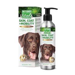 Products: Skin, Coat + Mobility oil for dogs