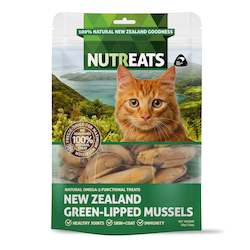 Products: Freeze-dried New Zealand Green-Lipped Mussel cat treats