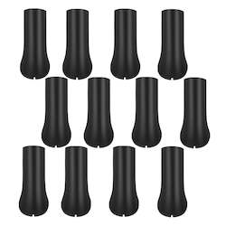 12 pieces/6 pair Nordic Walking Pole Trekking Pole Tip Protectors Rubber Pads Buffer Replacement