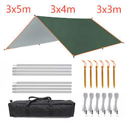 Tents Hammocks: Awning Waterproof Tarp Tent Outdoor Camping Sun Shelter Canopy Sunshade