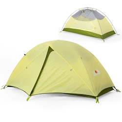 Tents Hammocks: Camping Ultralight Tent 1-3 Person 3 Season Double Layer Waterproof Aluminum Tent Comfort