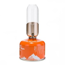 Orange Gas Lantern Outdoor Propane Isobutane Fuel Lights for Camping Gas Lamp