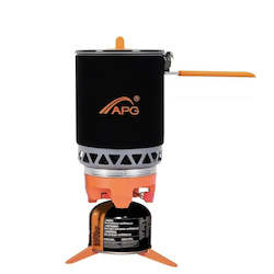 Cookers: Portable Camping Gas Burners 1600ML System Camping Flueless Gas Stove Cooking System