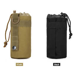 Water Bags Bottles: Tactical Molle Water Bottle Bag Military Outdoor Camping Hiking Drawstring Water Bottle Holder
