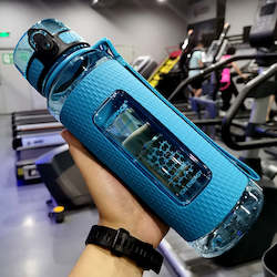 Water Bags Bottles: Sports Water Bottles Gym Leak-proof Drop-proof Portable Shaker Plastic Drink Water Bottle
