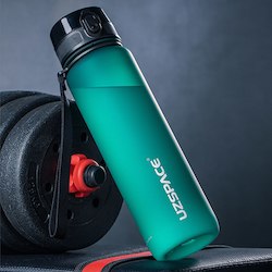 Water Bags Bottles: 1000ml Large Capacity Water Bottle Portable Leakproof Shaker Frosted Plastic Drinkware