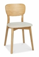 Coastal oak chair