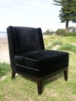 Products: Velvet armless chairs