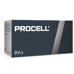 Procell-Duracell Industrial 9V Bulk Box of 12