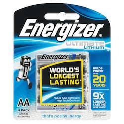 Energizer Industrial: Energizer Lithium AA 4 Pack