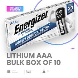 Energizer Industrial: ENERGIZER 1.5V AAA LITHIUM BATTERY Bulk Box Of 10 Batteries