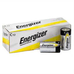 Energizer Industrial: Energizer C Industrial Bulk box of 12
