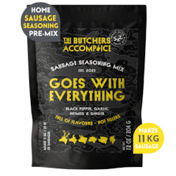Frontpage: Sausage Seasoning Pack: Goes With Everything' Sausage 204g