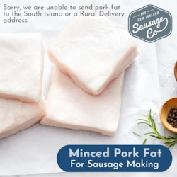 Pork Fat for Sausage Making 3KG