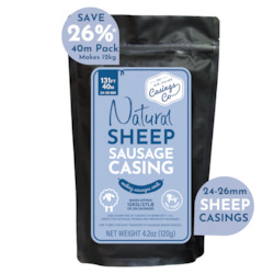 Natural Sheep Casings 24-26mm 40m