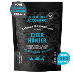 Products: Sausage Seasoning Pack: Deer Hunter (Venison) Sausage 253g x 6 Packs