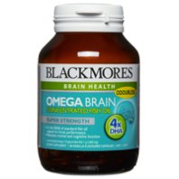 Health supplement: Blackmores omega brain 60 caps
