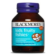 Blackmores kids fruity fishies 30 capsules