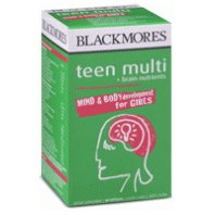 Health supplement: Blackmores Teen Multi for Girls 60 caps
