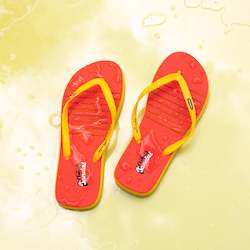 Footwear: J2 Womens Jandalsâ¢(Yellow/Red)