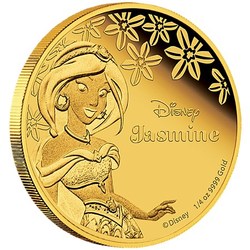 Coins: Disney 1/4 oz gold coin - jasmine